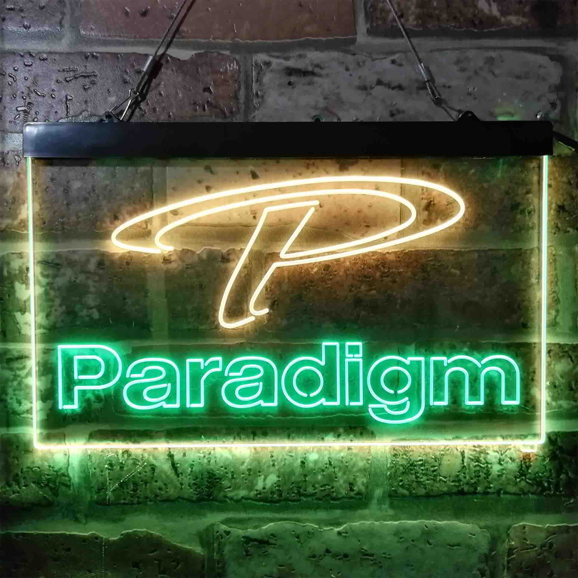 Paradigm Logo Neon LED Sign