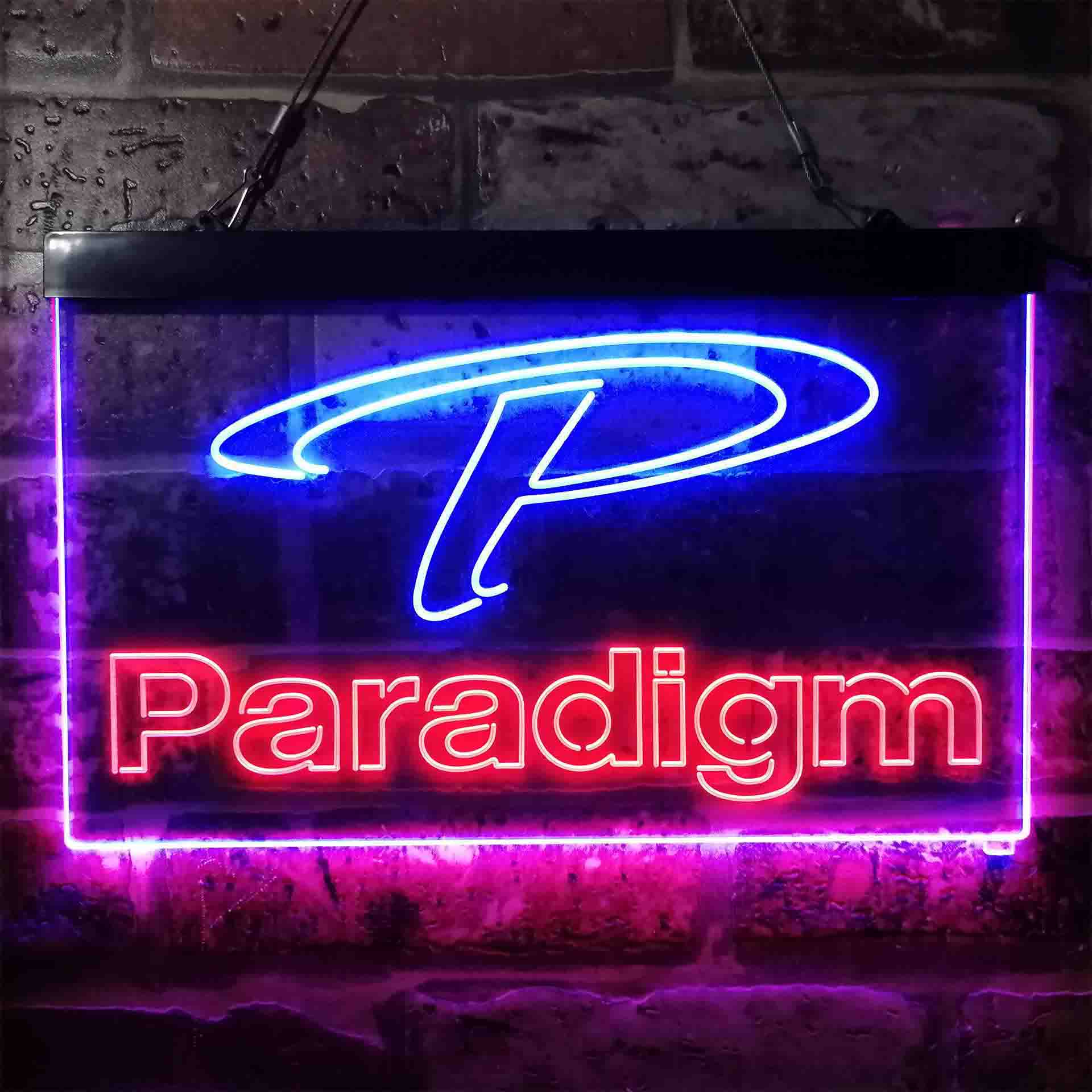 Paradigm Logo Neon LED Sign