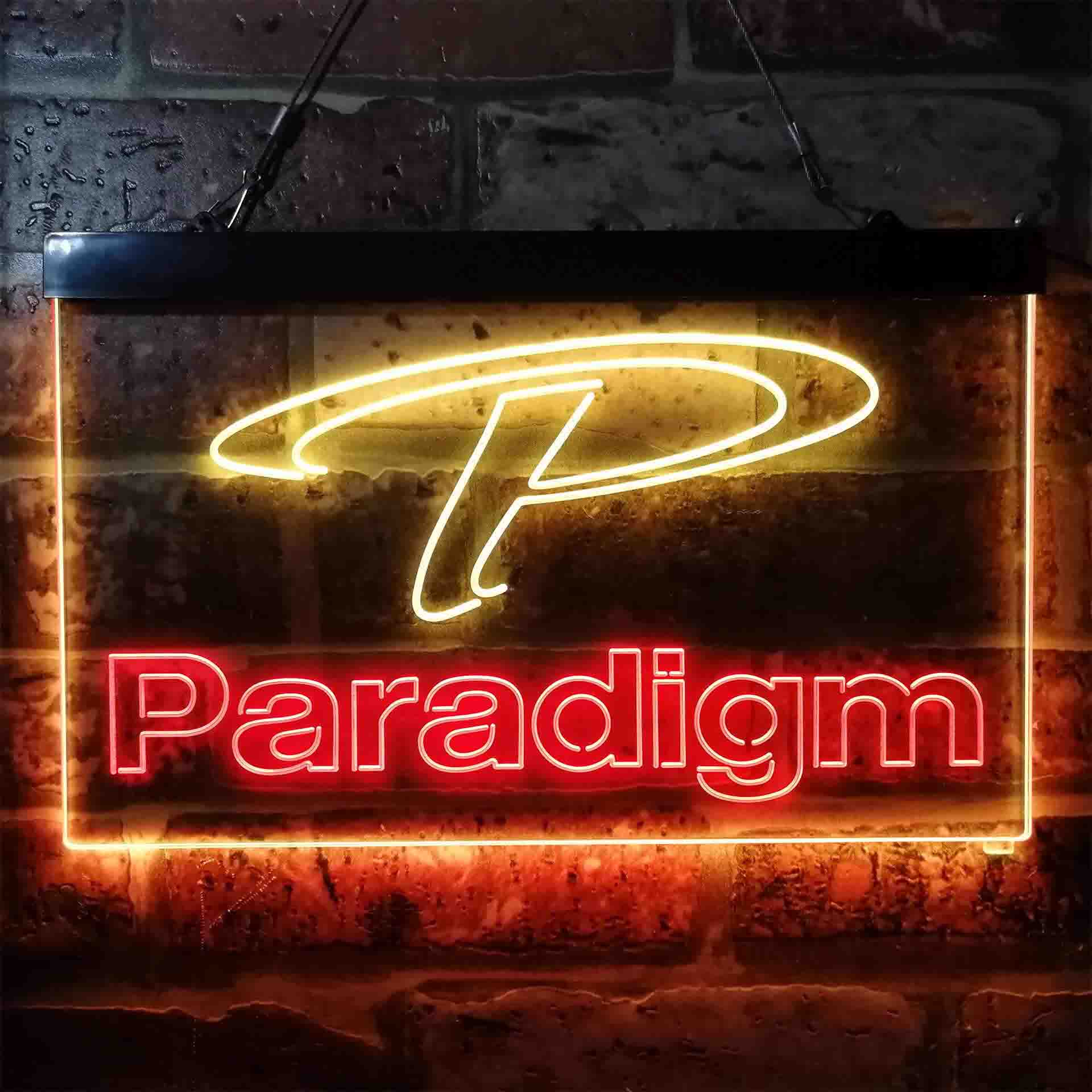 Paradigm Logo Neon LED Sign