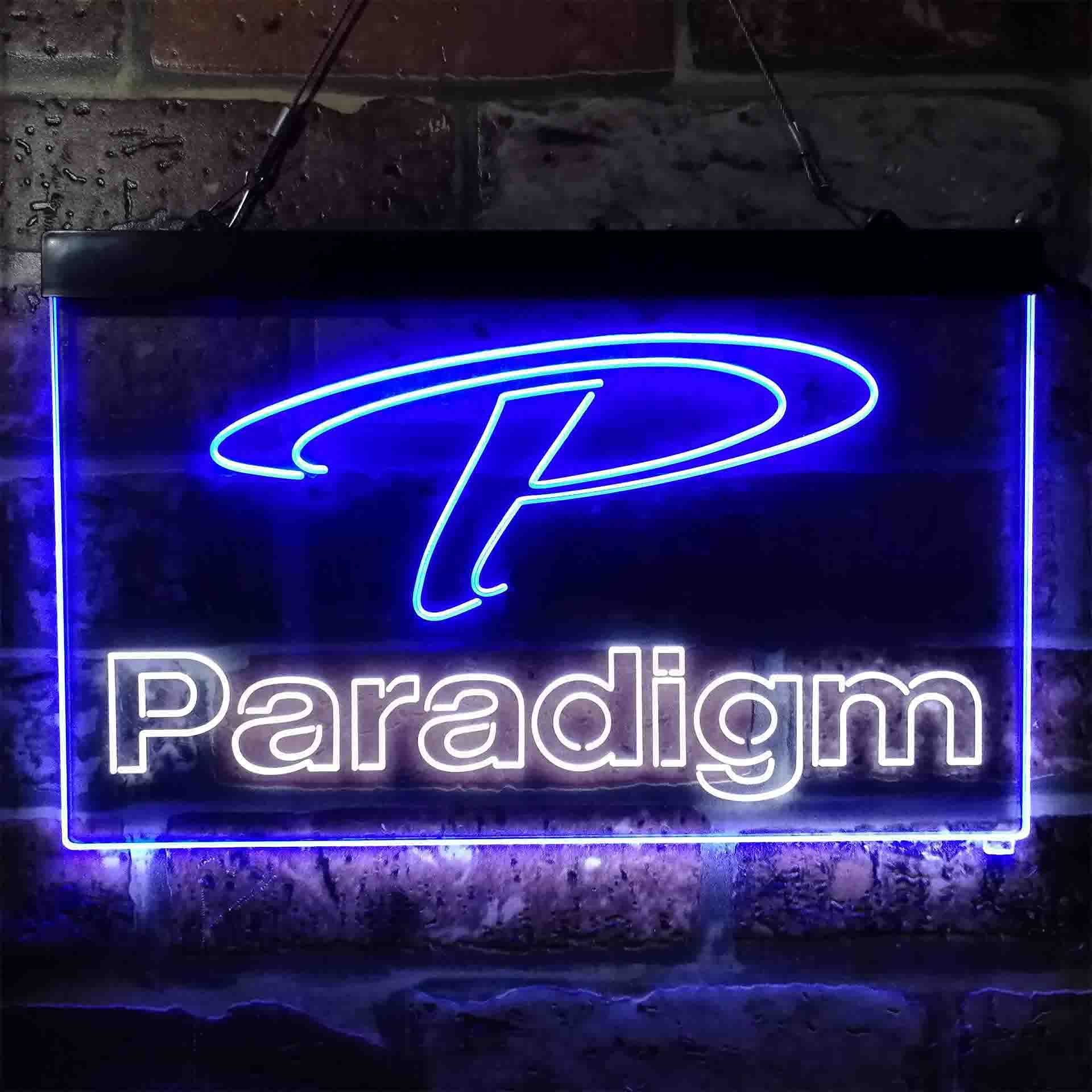 Paradigm Logo Neon LED Sign