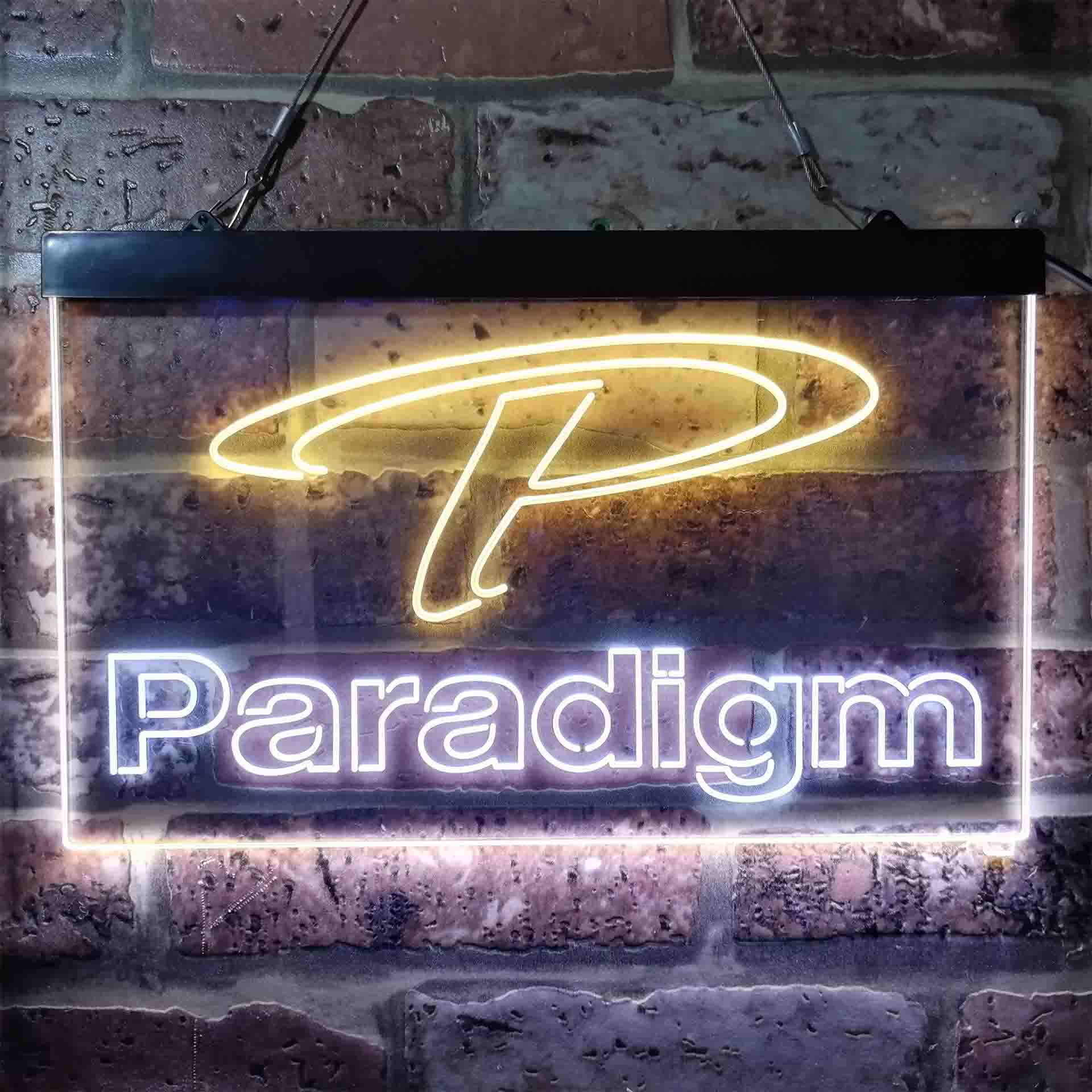 Paradigm Logo Neon LED Sign