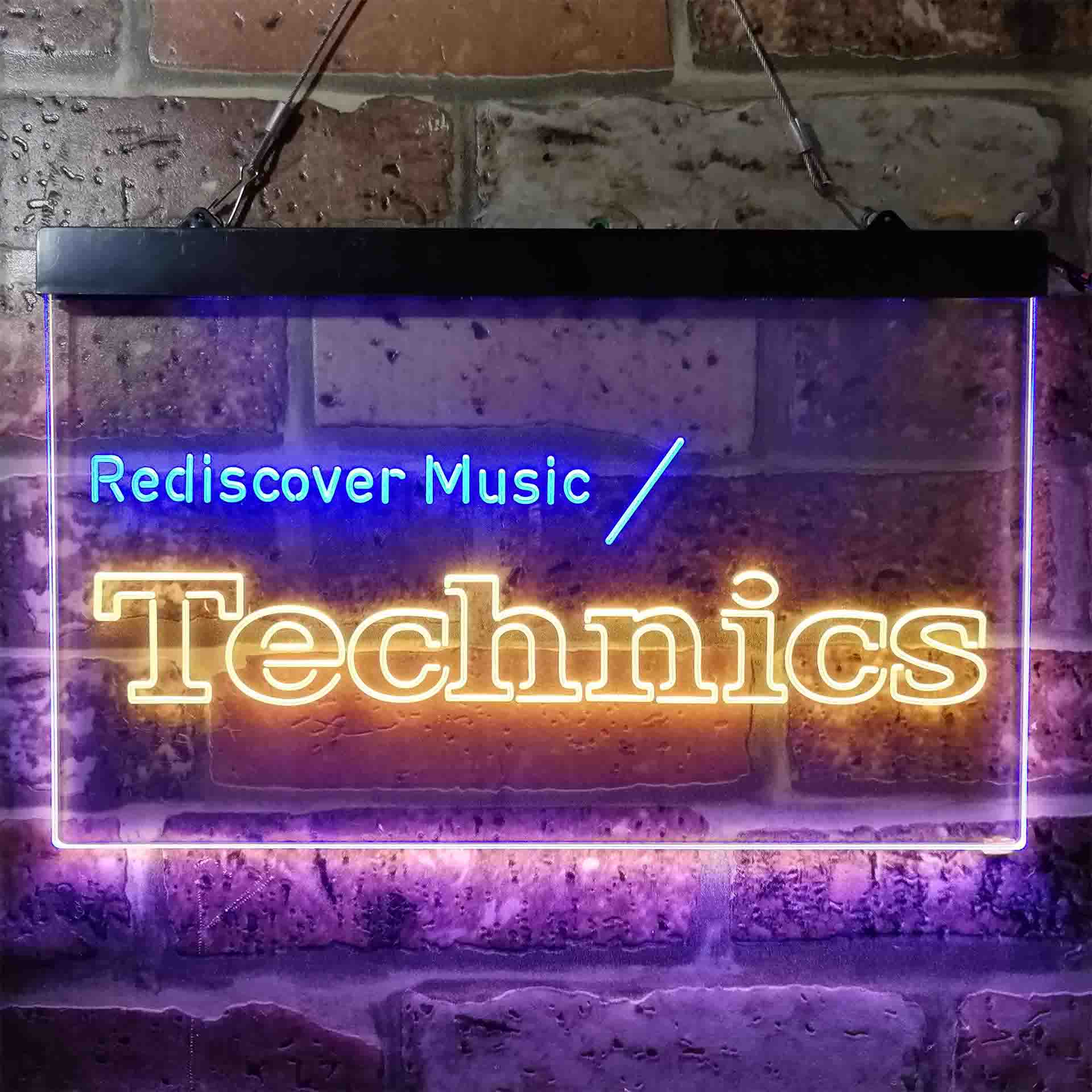 Technics Logo Neon LED Sign