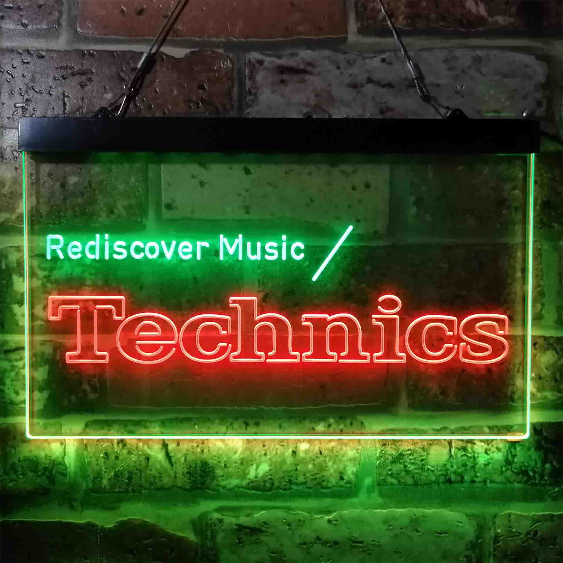 Technics Logo Neon LED Sign