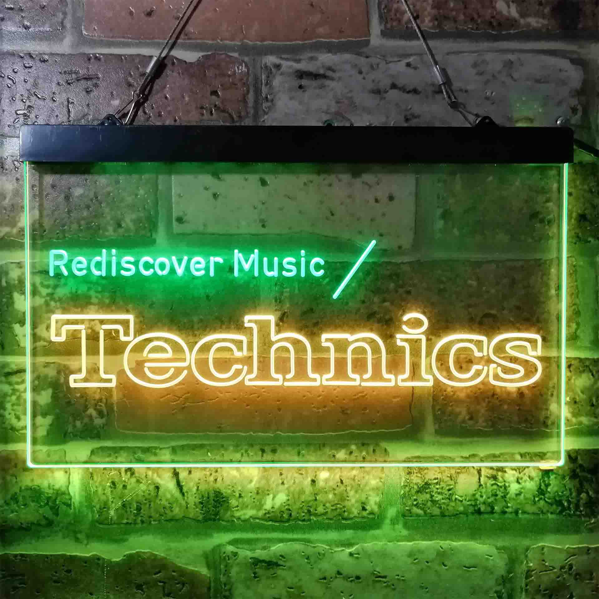 Technics Logo Neon LED Sign