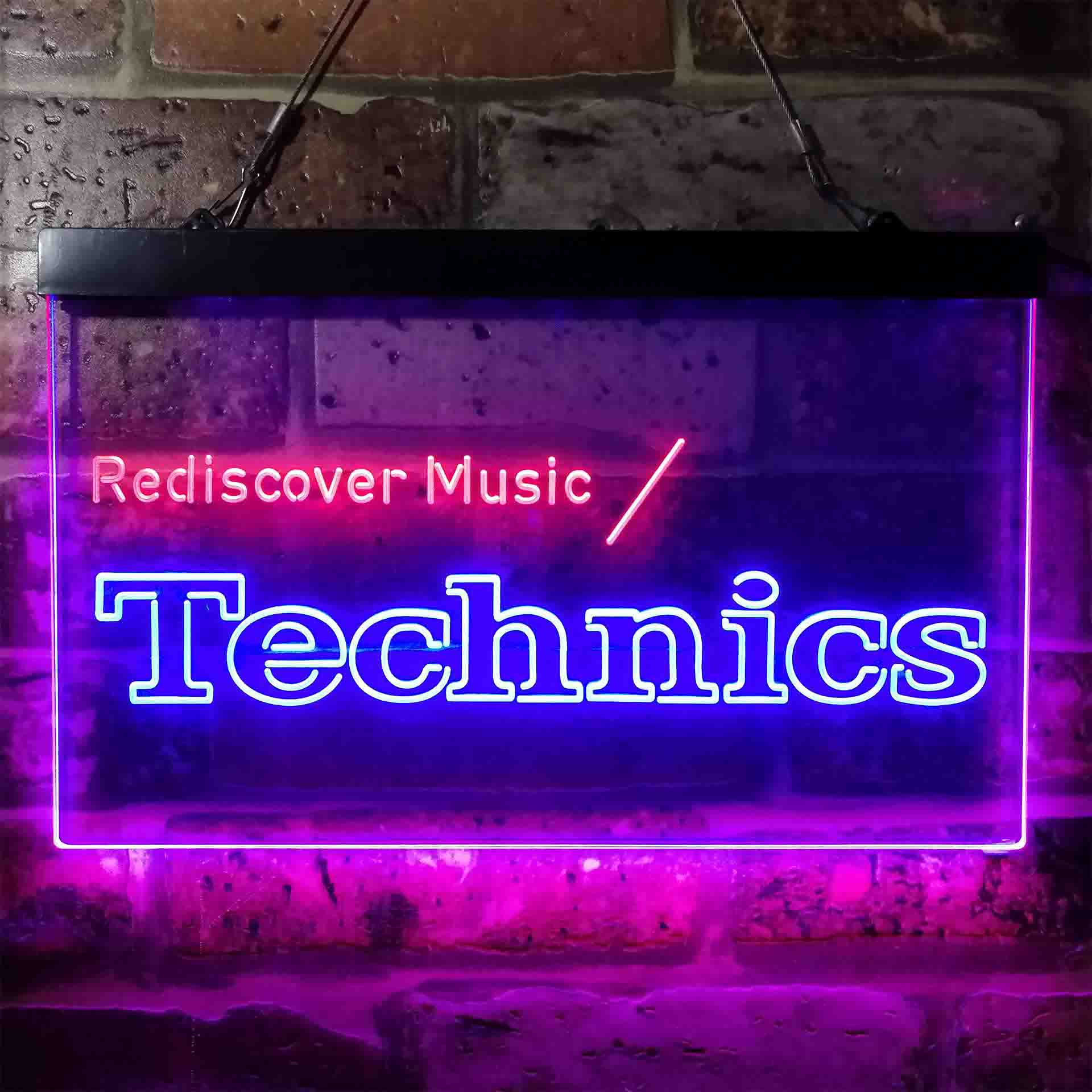 Technics Logo Neon LED Sign