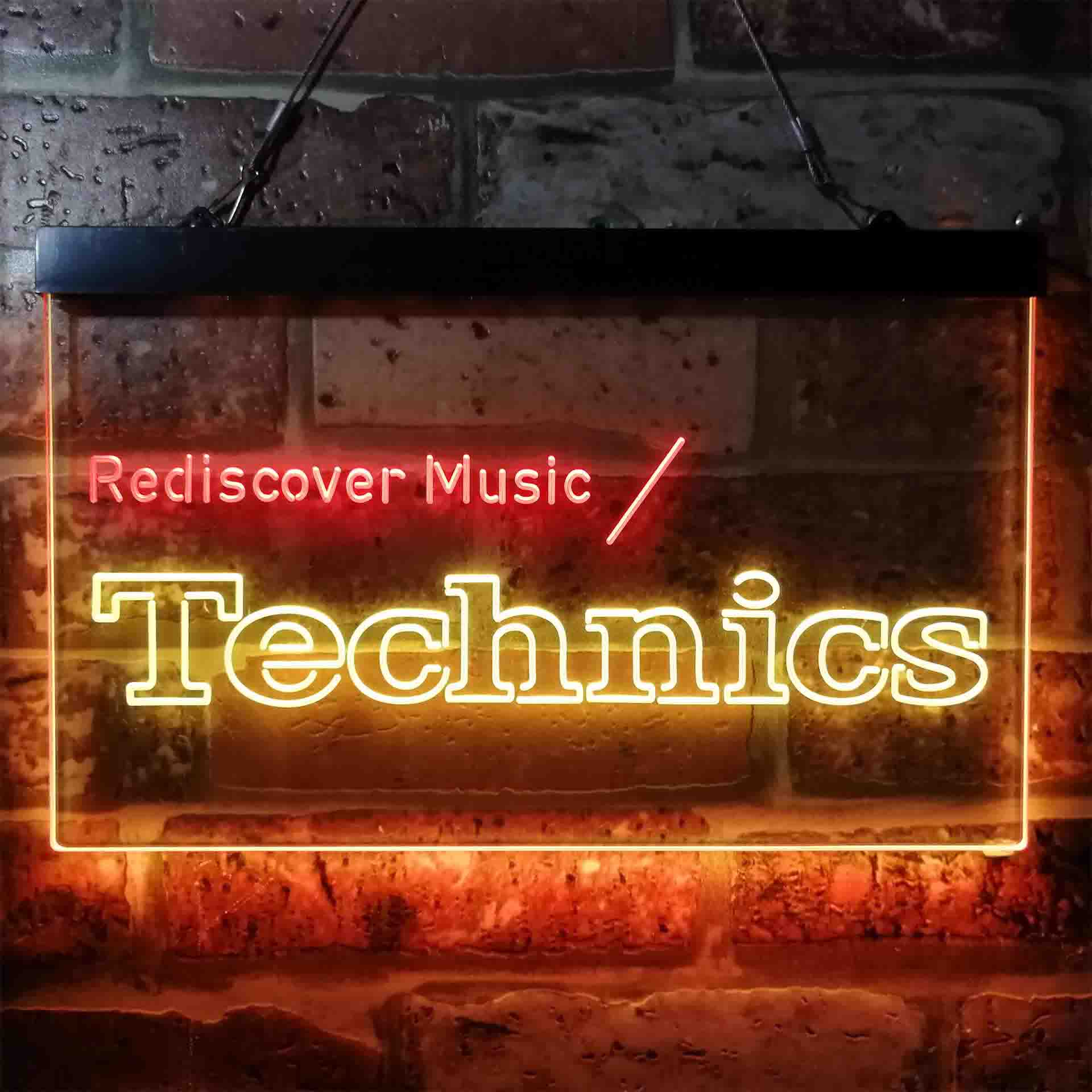 Technics Logo Neon LED Sign