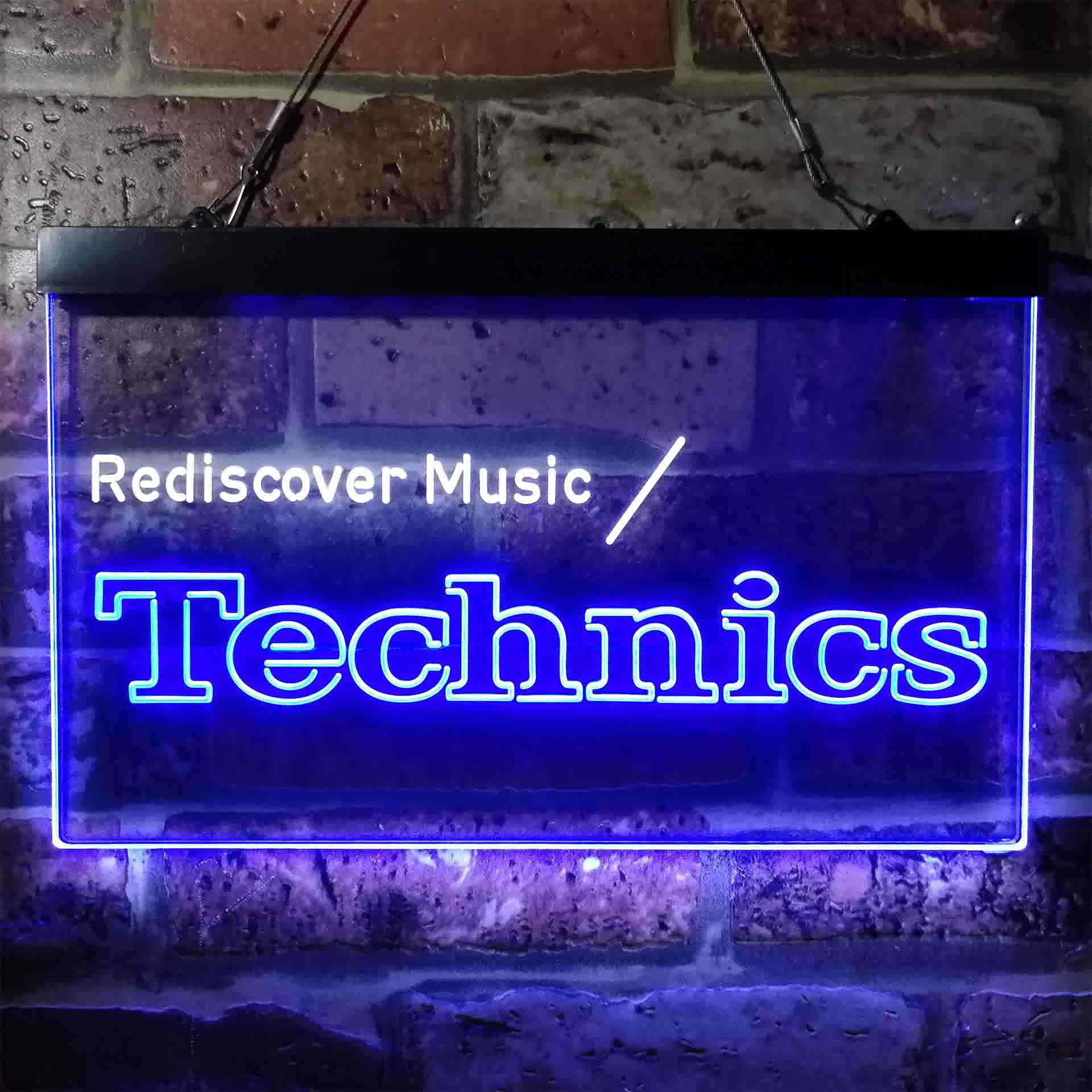 Technics Logo Neon LED Sign