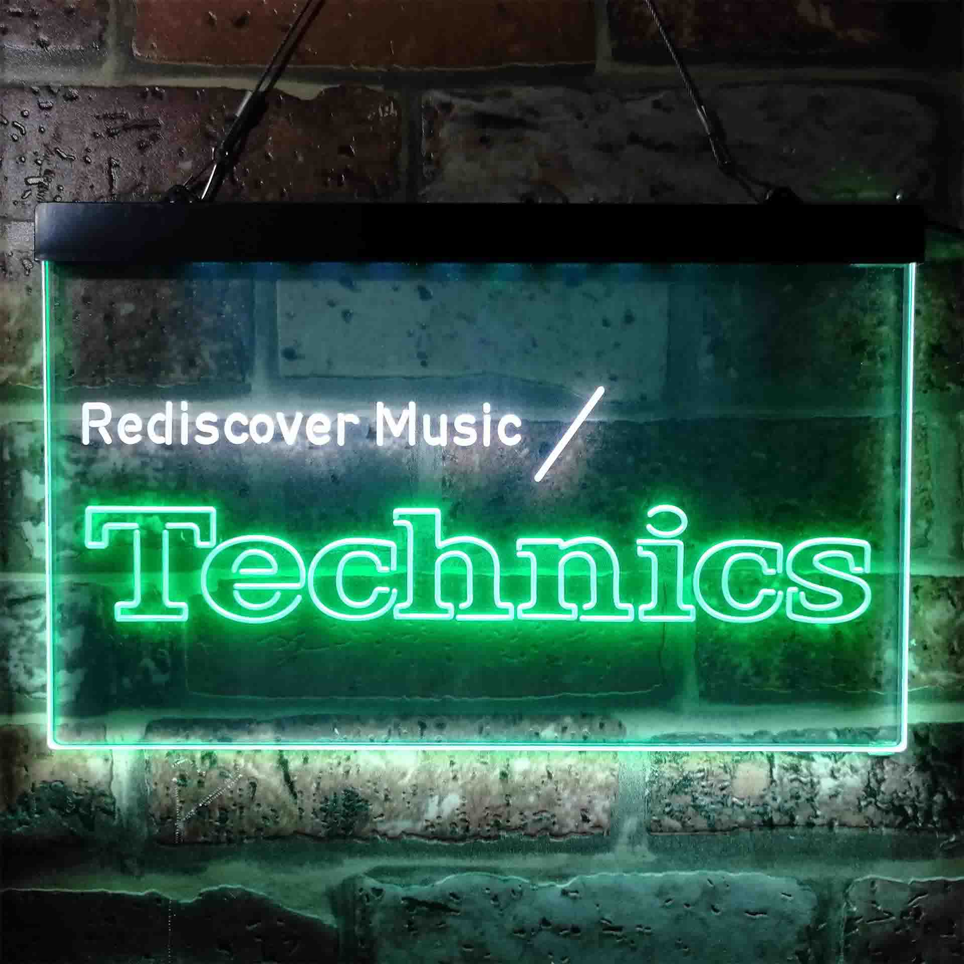 Technics Logo Neon LED Sign