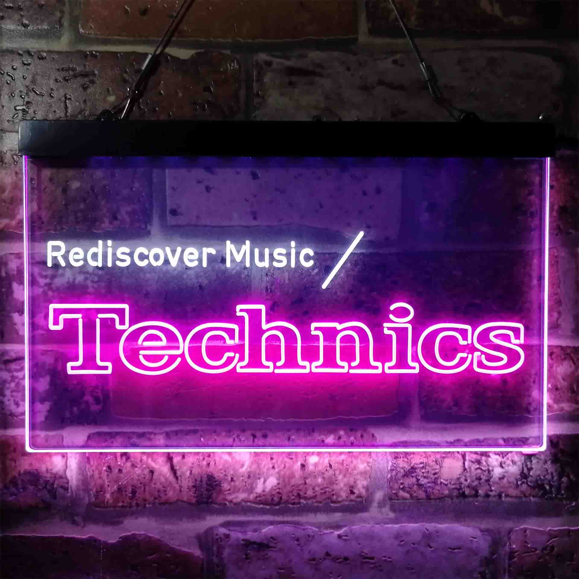 Technics Logo Neon LED Sign