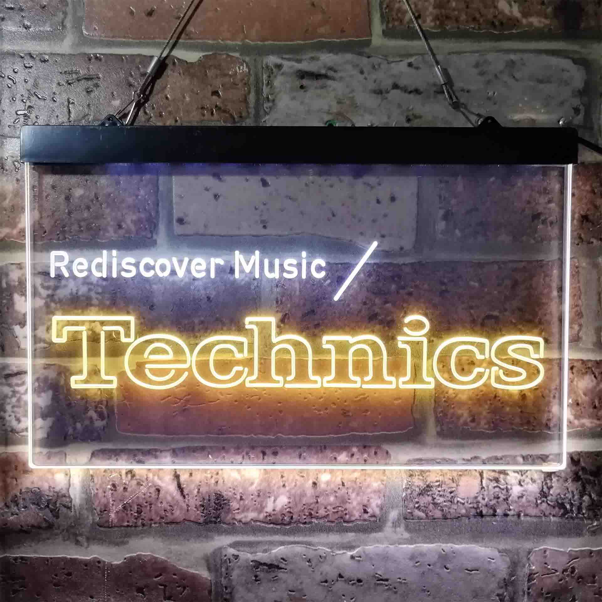 Technics Logo Neon LED Sign