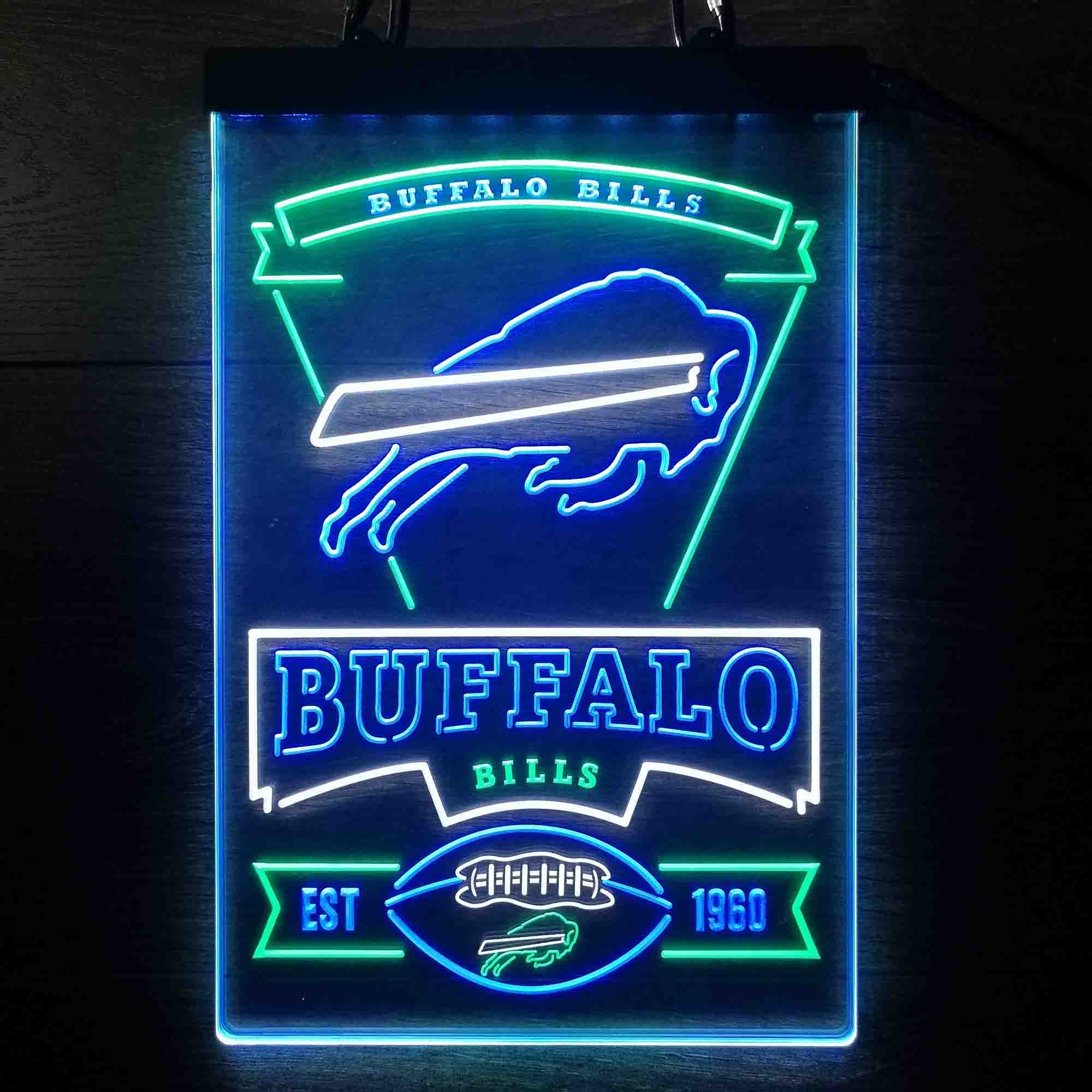 Buffalo Bills Neon LED Sign 3 Colors