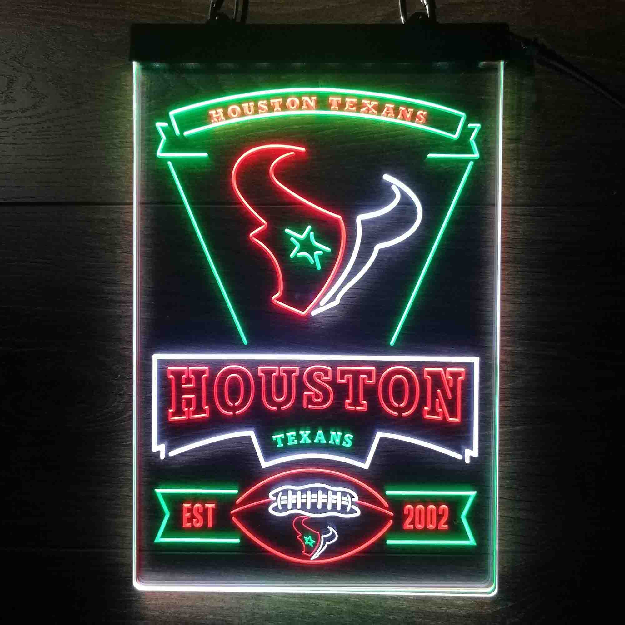 Houston Texans Neon LED Sign 3 Colors