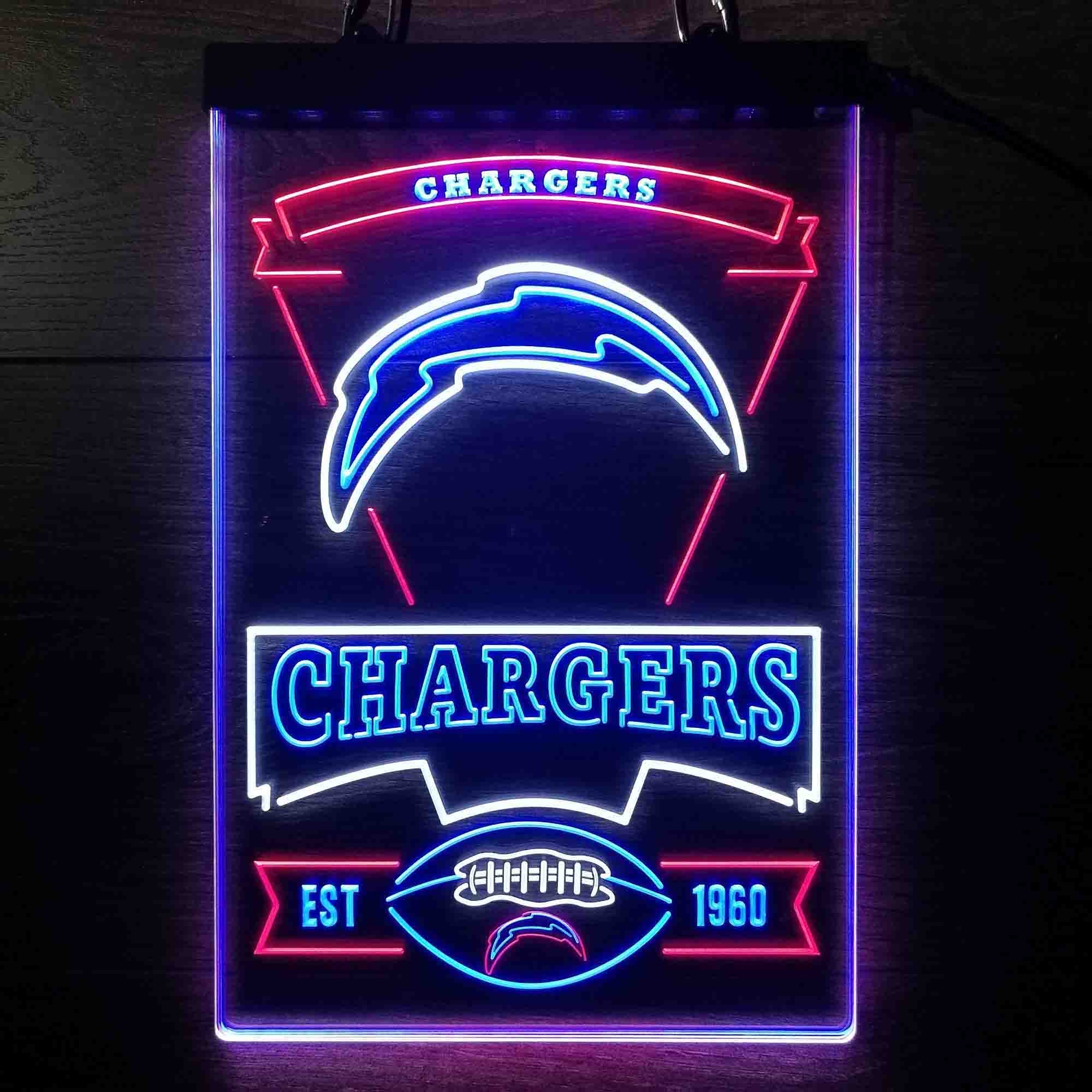 Los Angeles Chargers Neon LED Sign 3 Colors