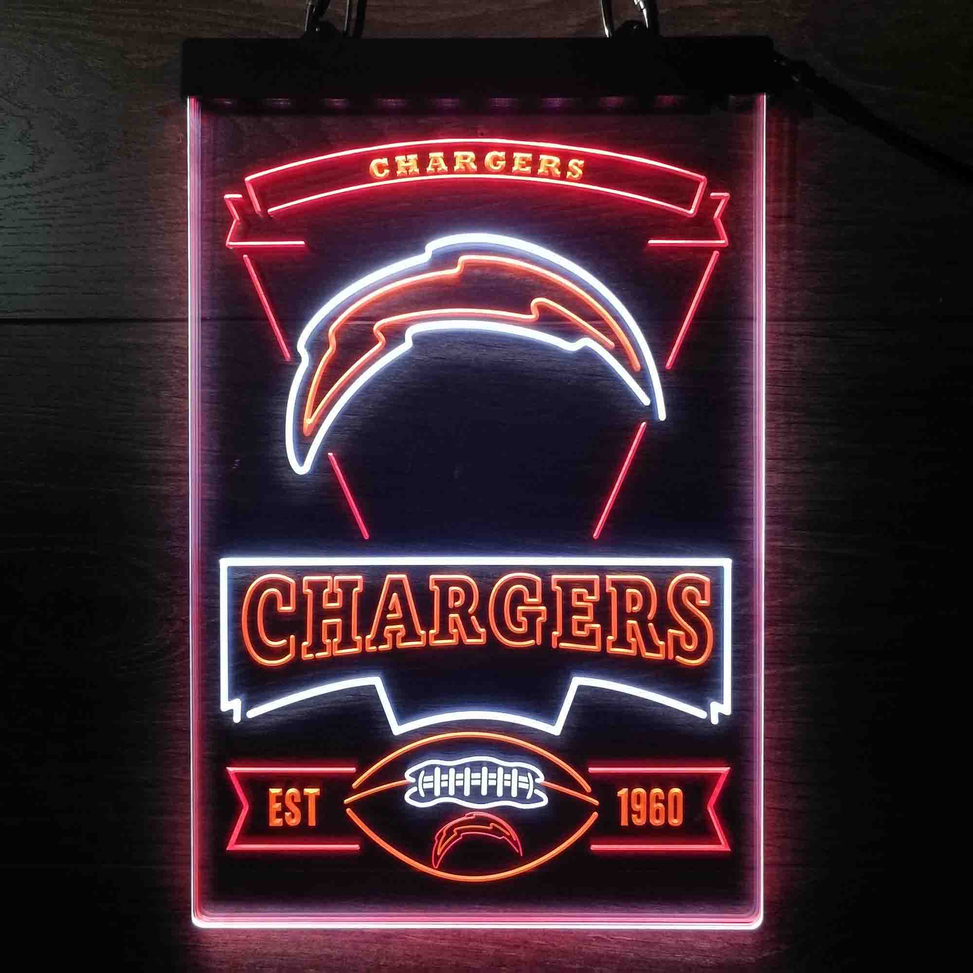 Los Angeles Chargers Neon LED Sign 3 Colors