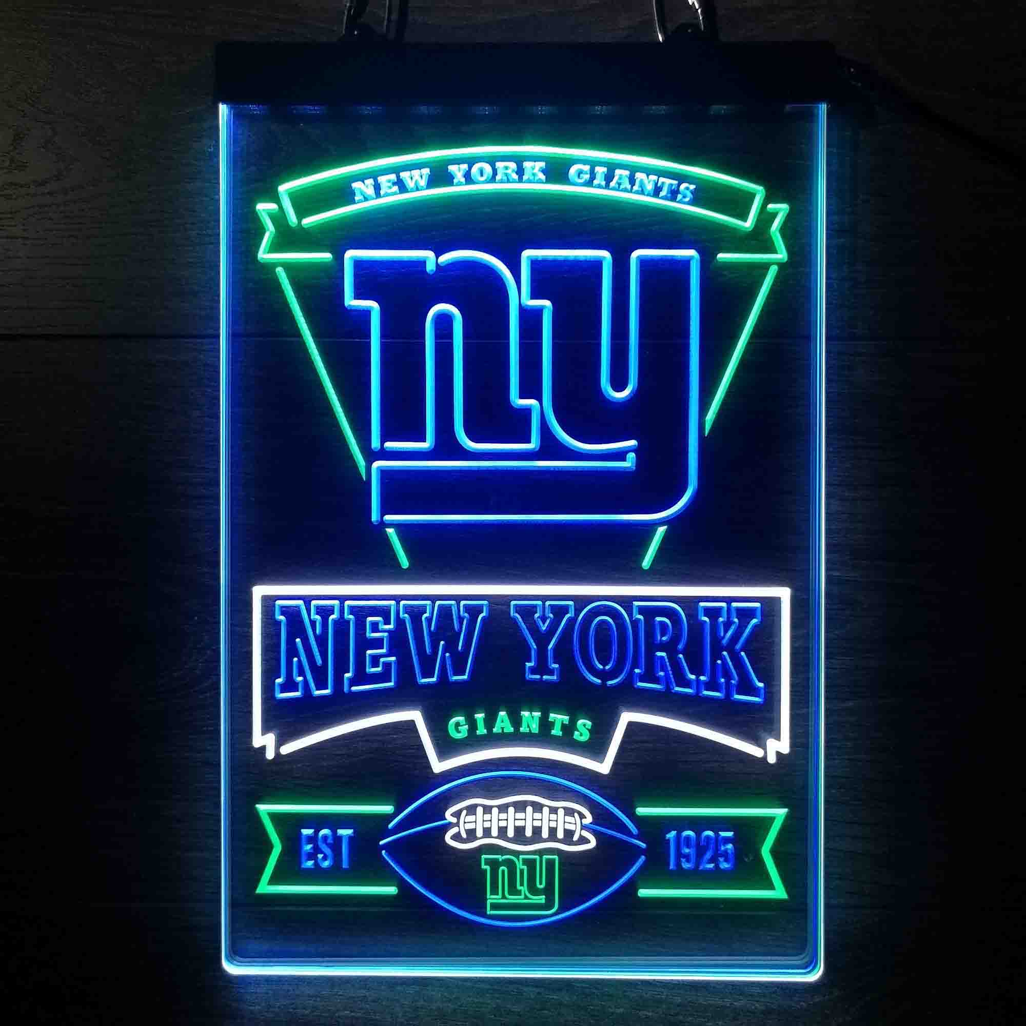 New York Giants Neon LED Sign 3 Colors