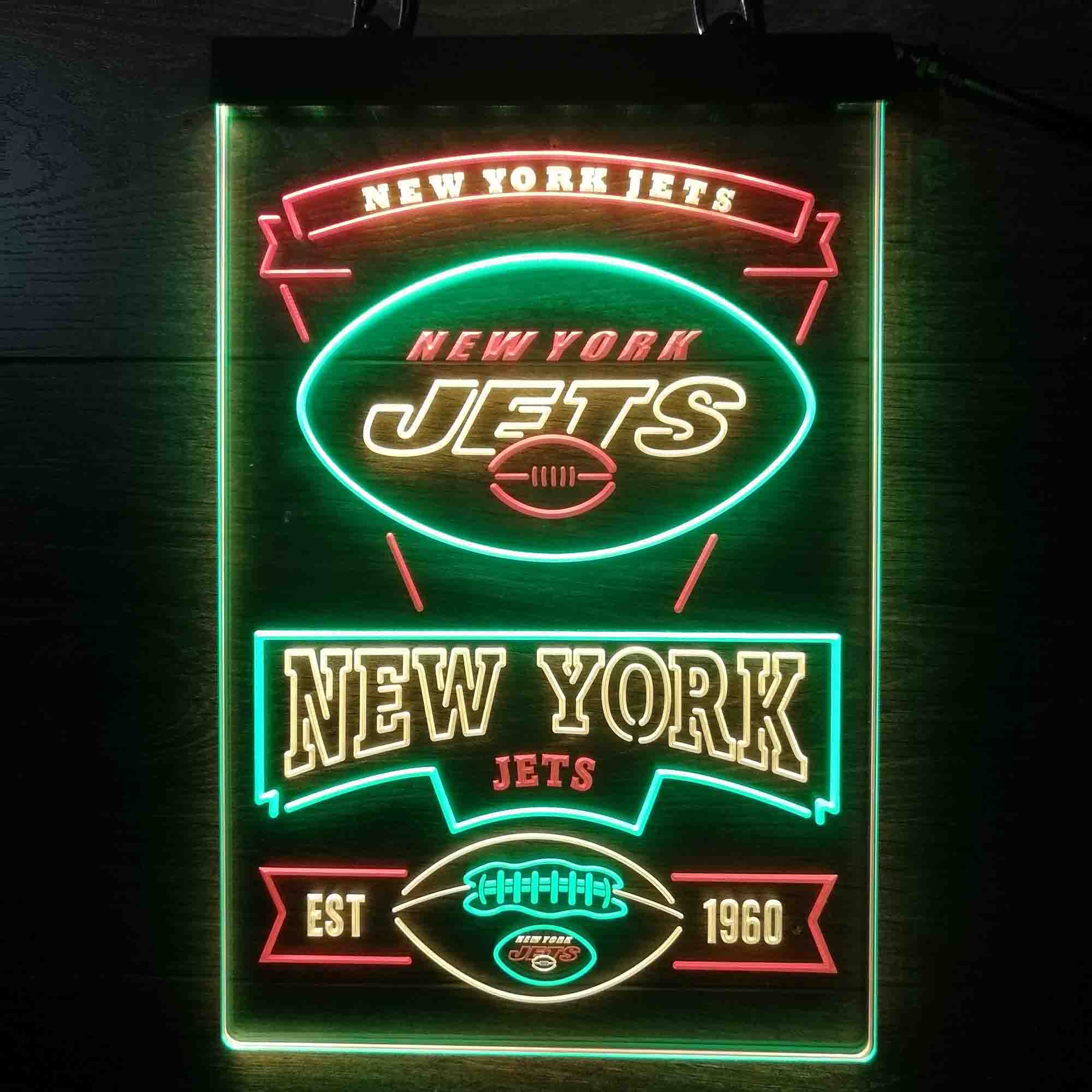 New York Jets Neon LED Sign 3 Colors