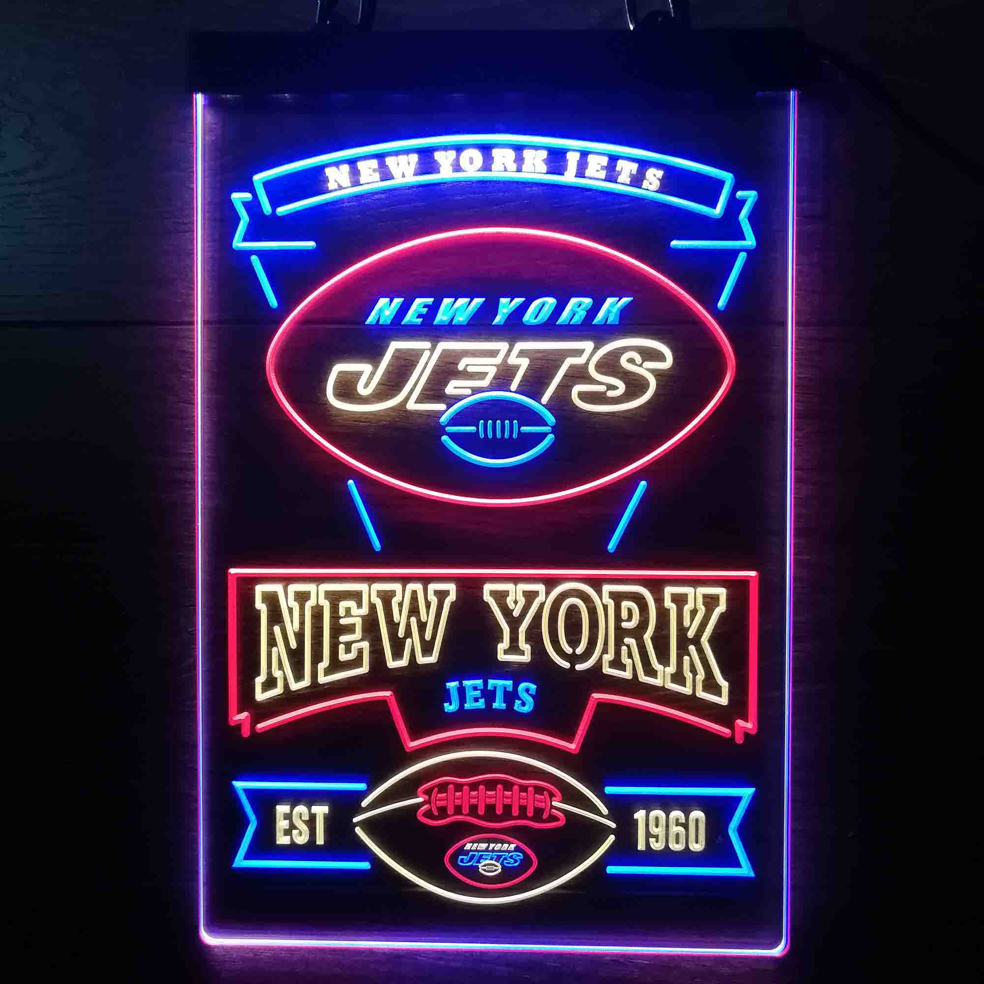 New York Jets Neon LED Sign 3 Colors