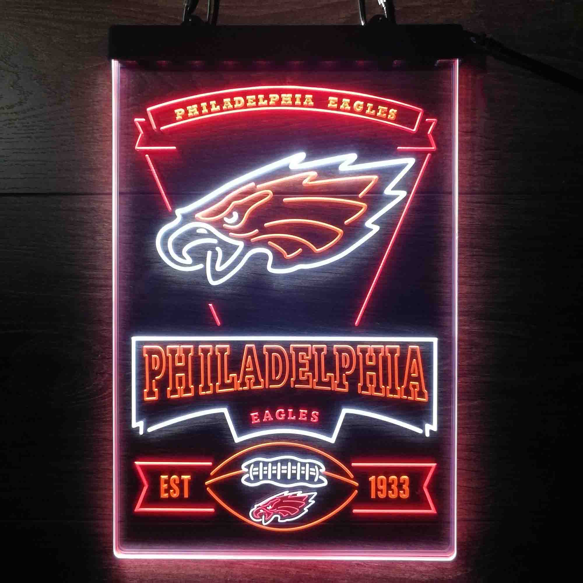 Philadelphia Eagles Neon LED Sign 3 Colors