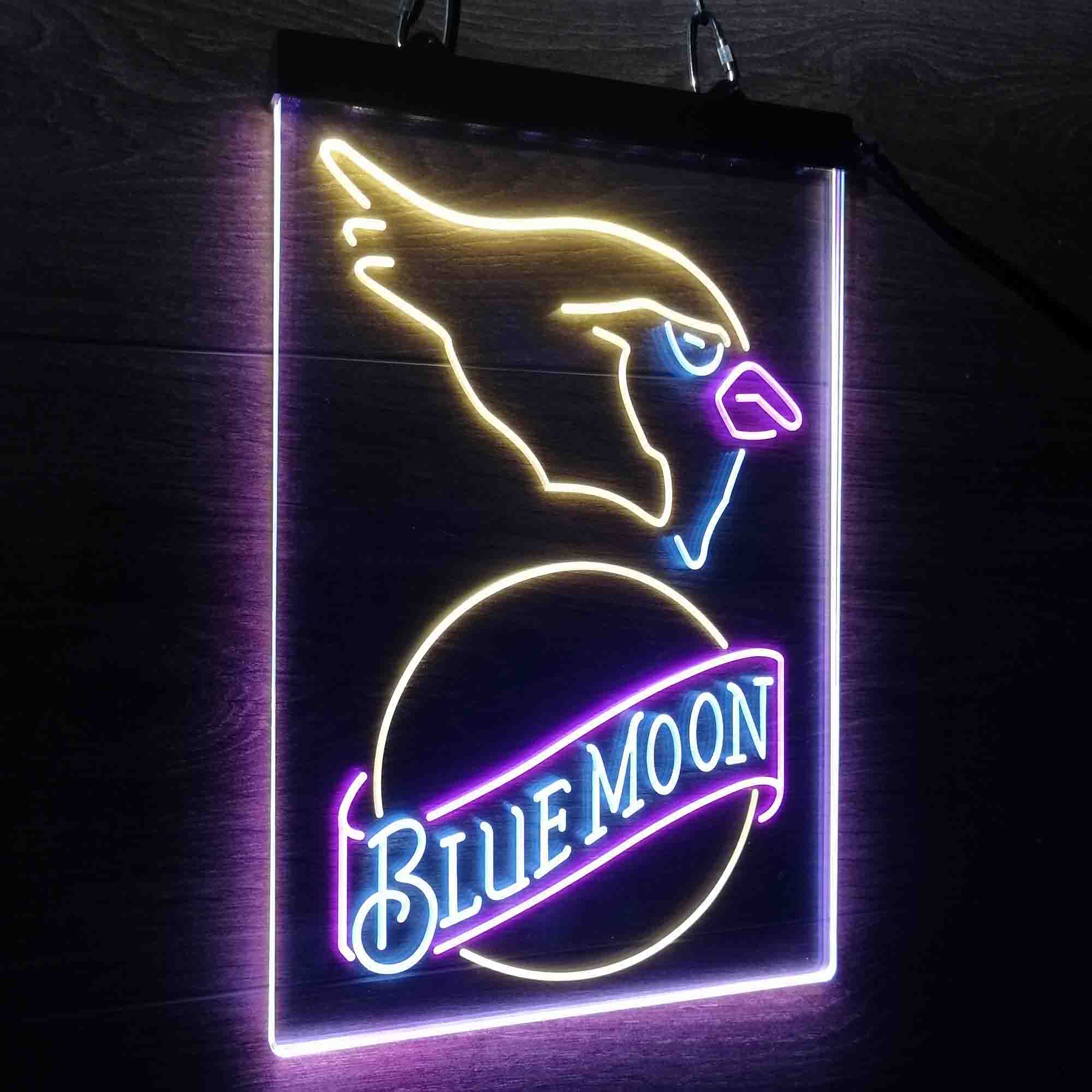 Blue Moon Bar Arizona Cardinals Est. 1920 Neon LED Sign 3 Colors