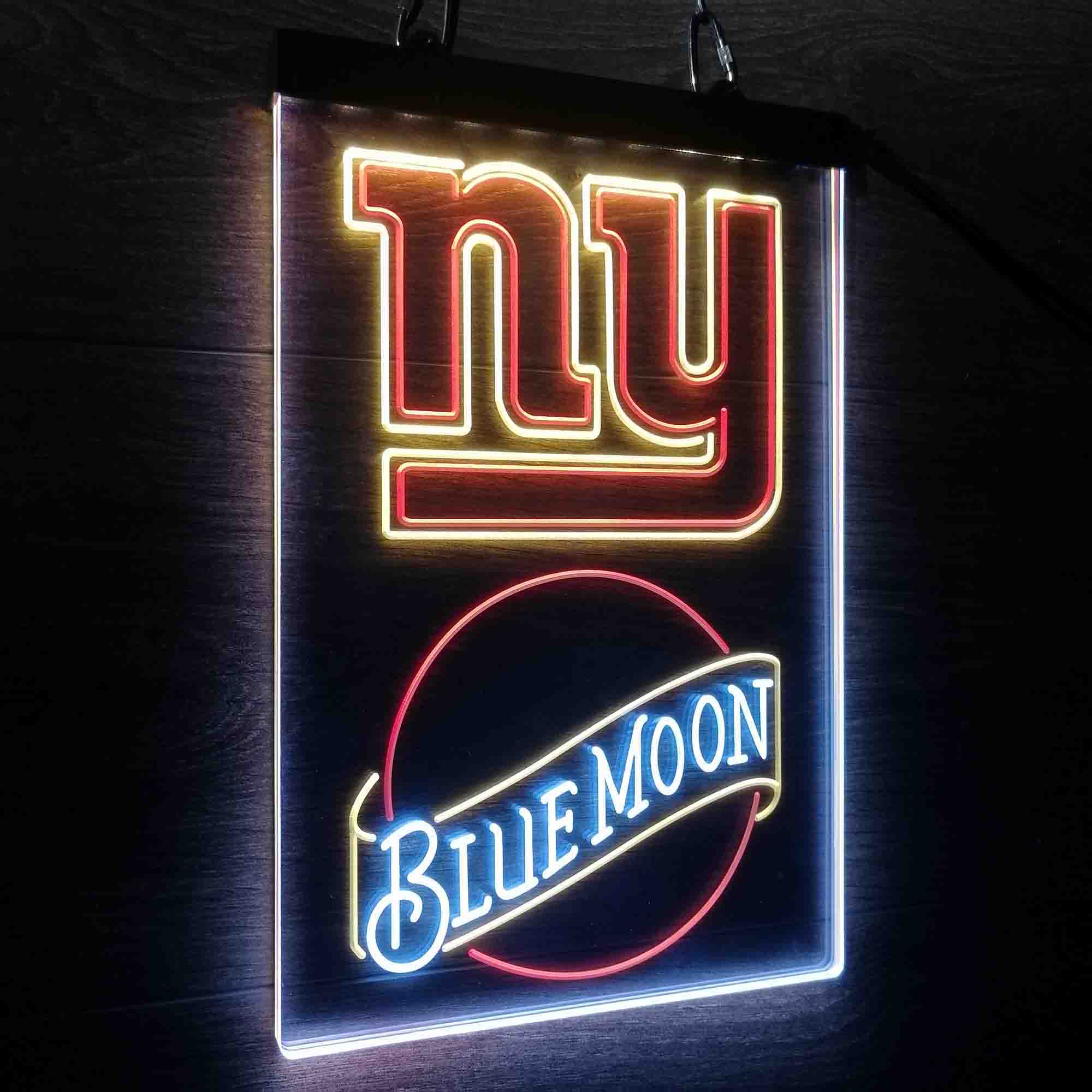 Blue Moon Bar New York Giants Est. 1925 Neon LED Sign 3 Colors