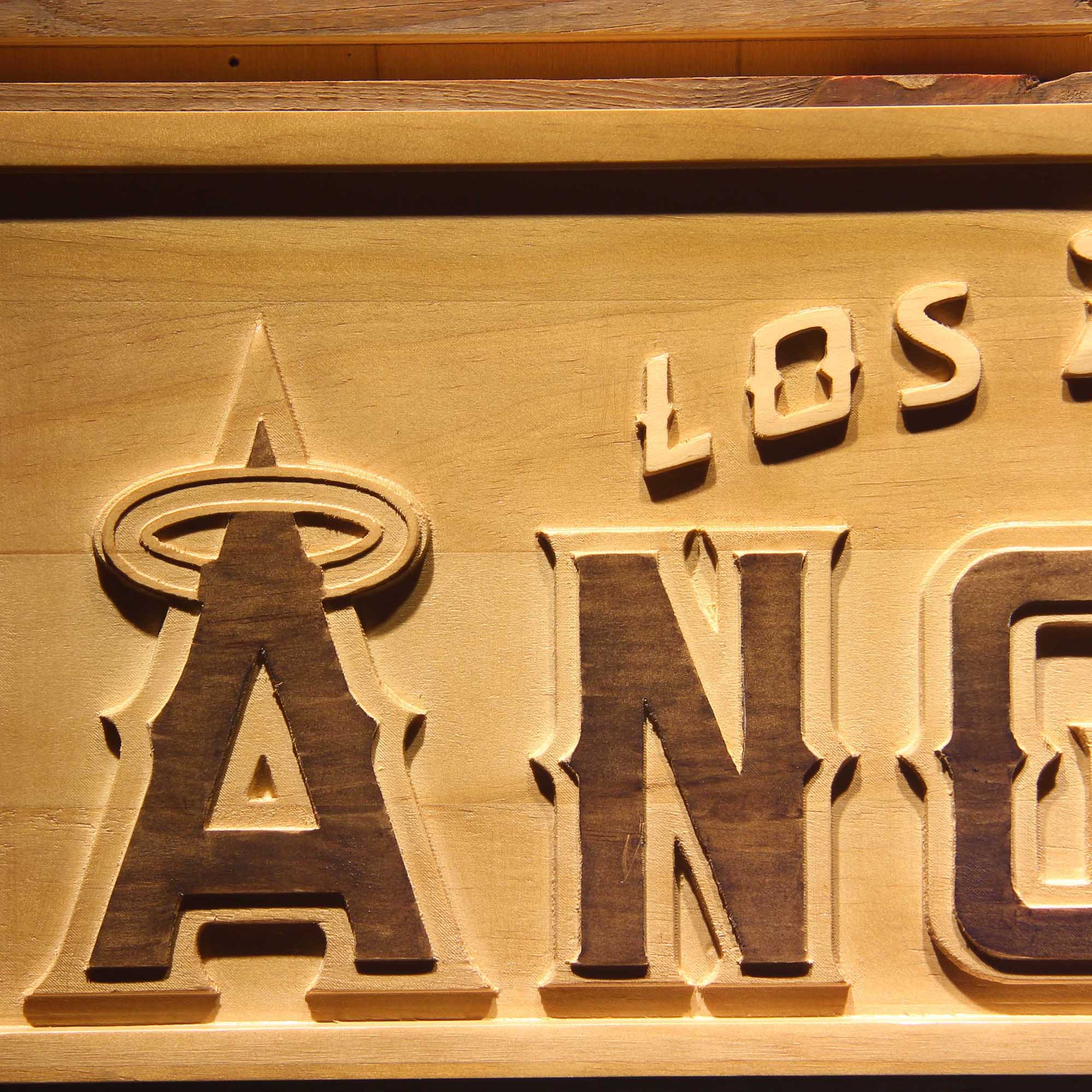 Los Angeles Dodgers 3D Wooden Engrave Sign