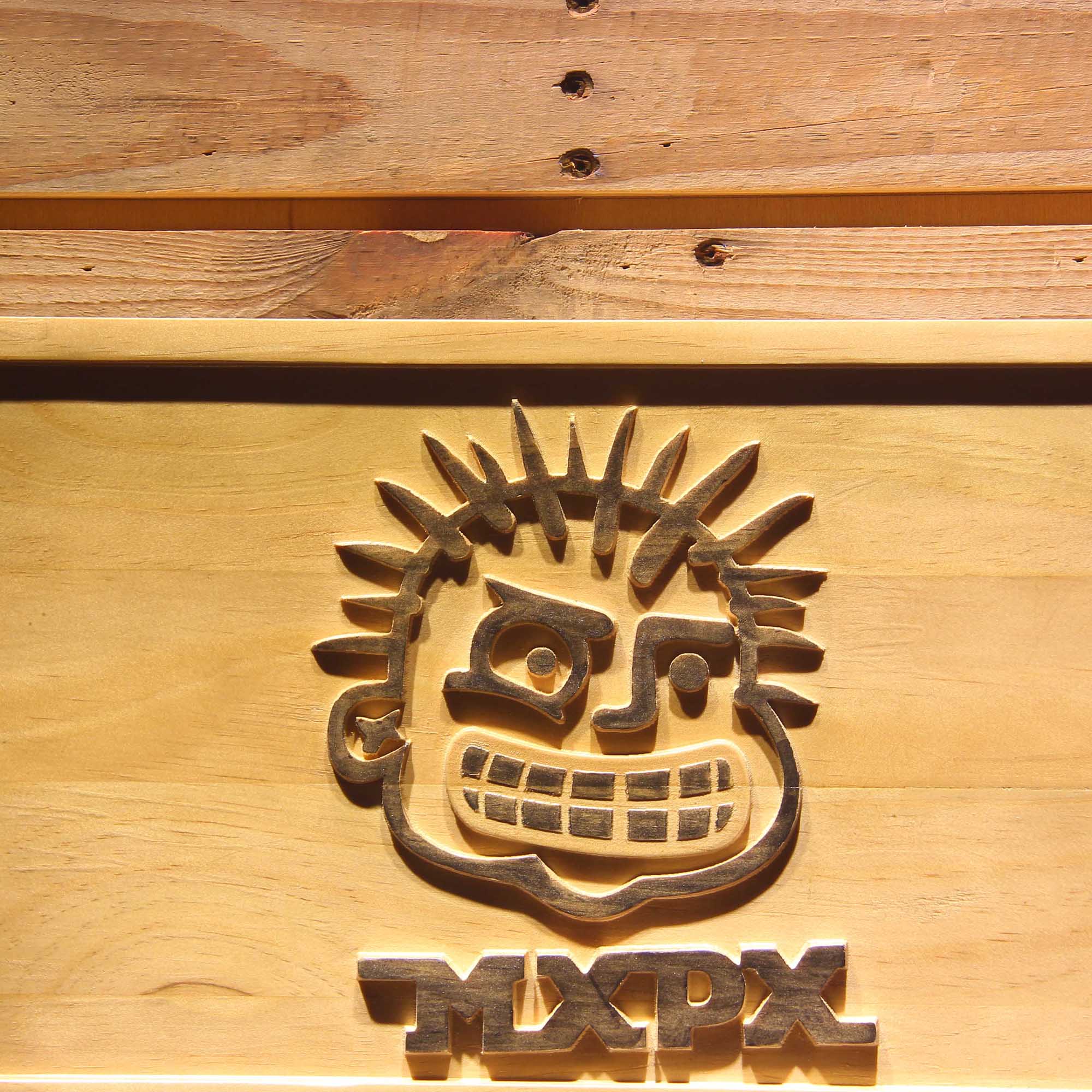 MxPx 3D Wooden Engrave Sign