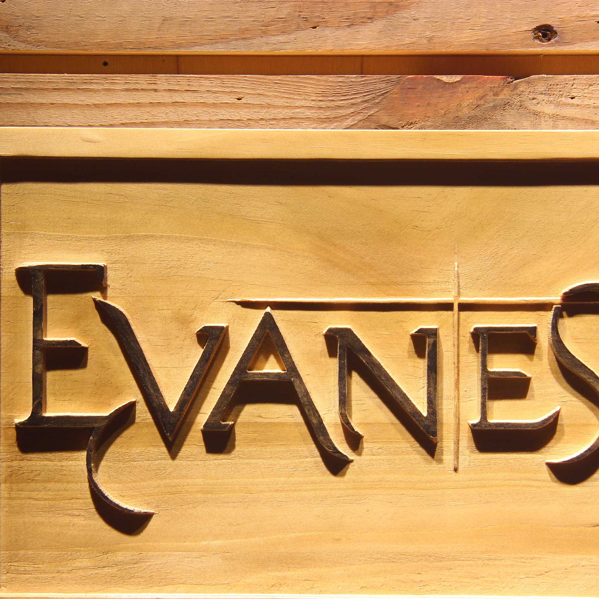 Evanescence Band 3D Wooden Engrave Sign