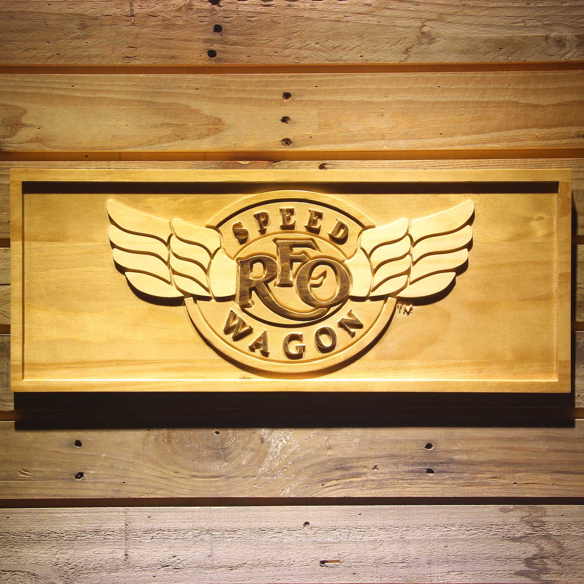 Reo Speedwagon Rock Band 3D Wooden Engrave Sign