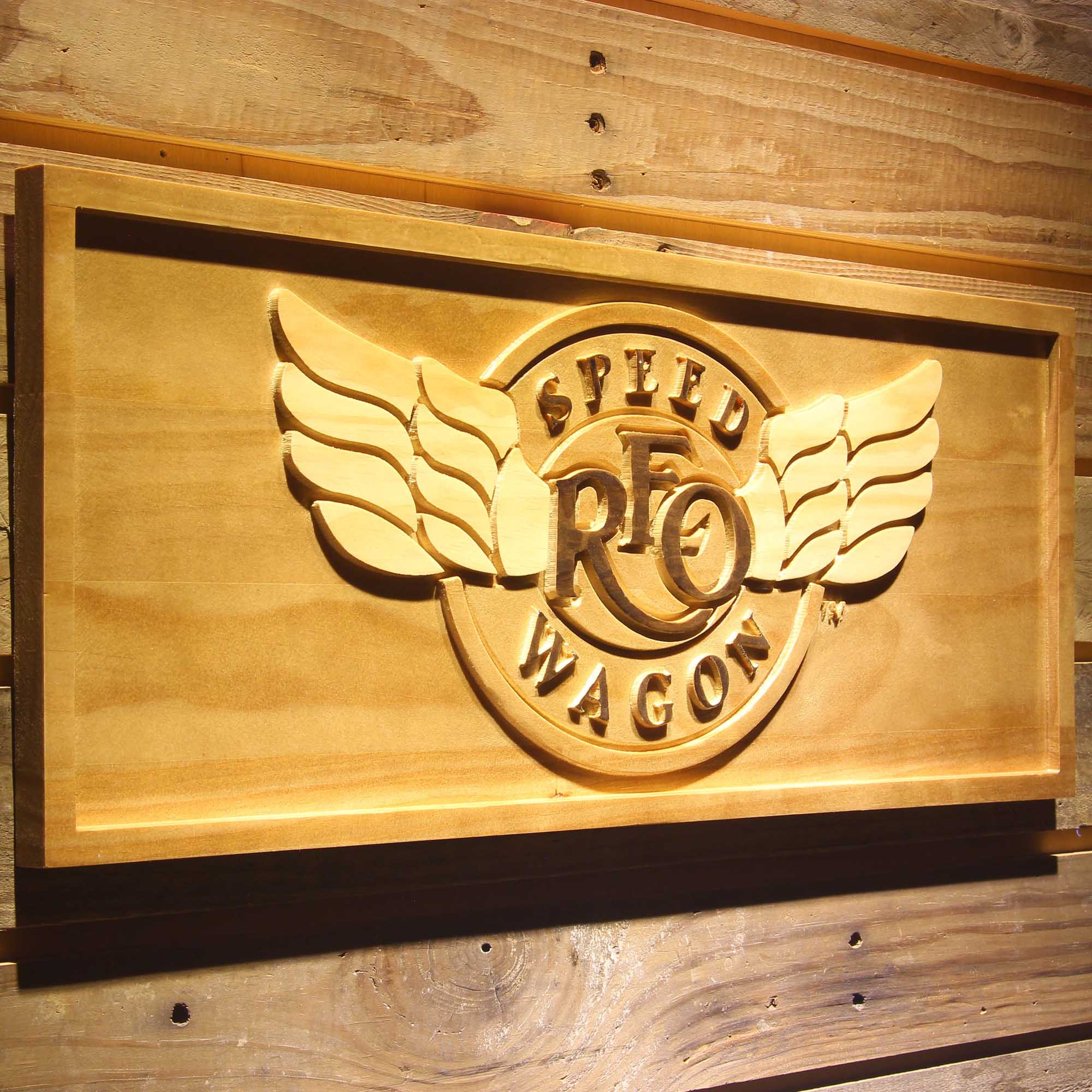 Reo Speedwagon Rock Band 3D Wooden Engrave Sign