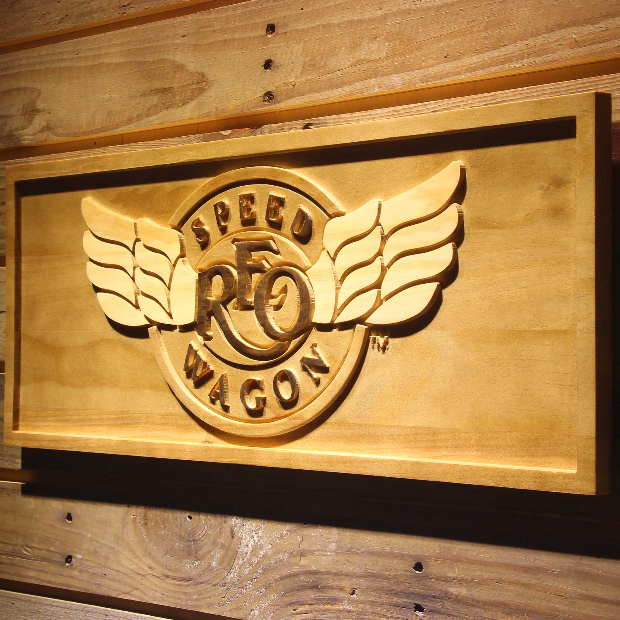 Reo Speedwagon Rock Band 3D Wooden Engrave Sign