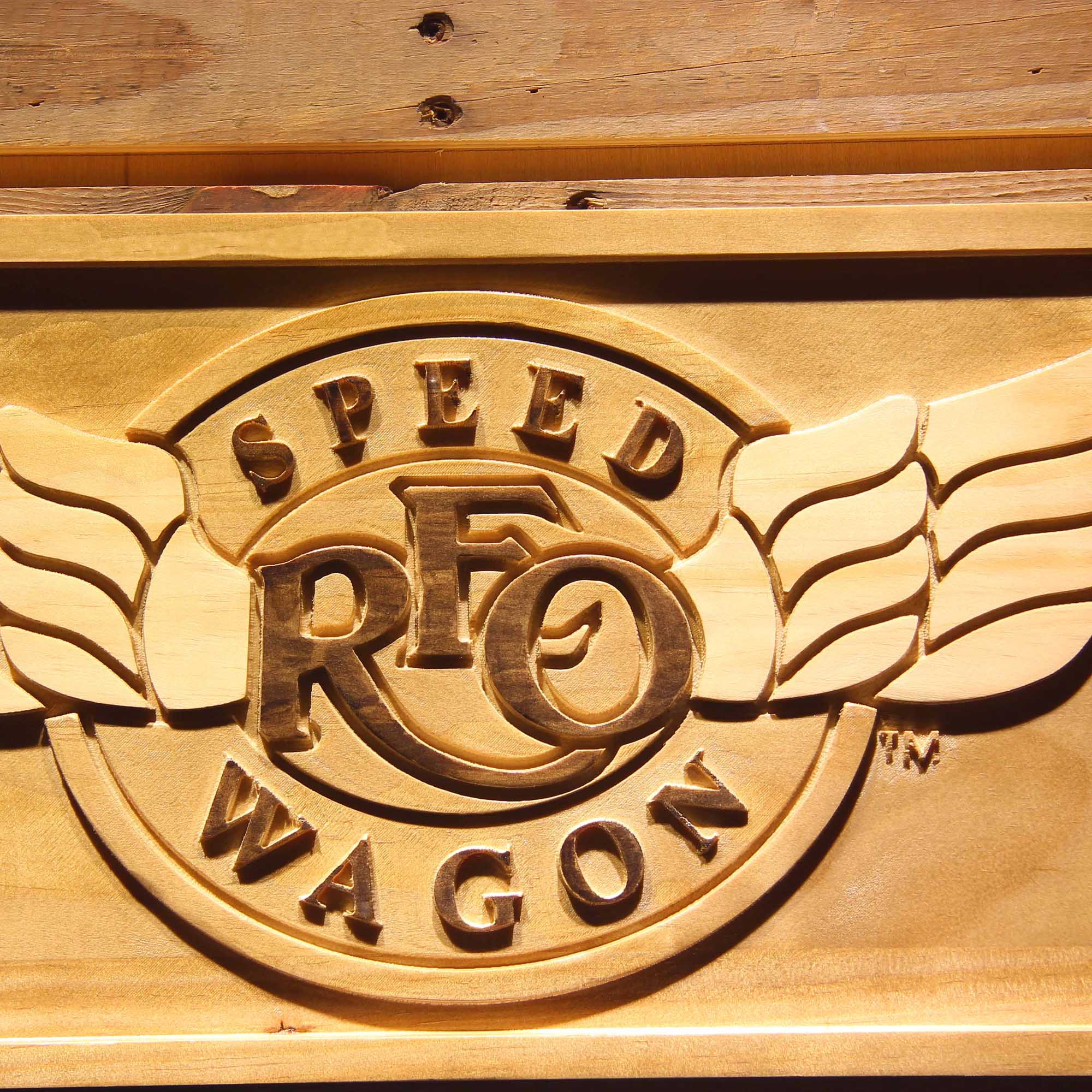 Reo Speedwagon Rock Band 3D Wooden Engrave Sign