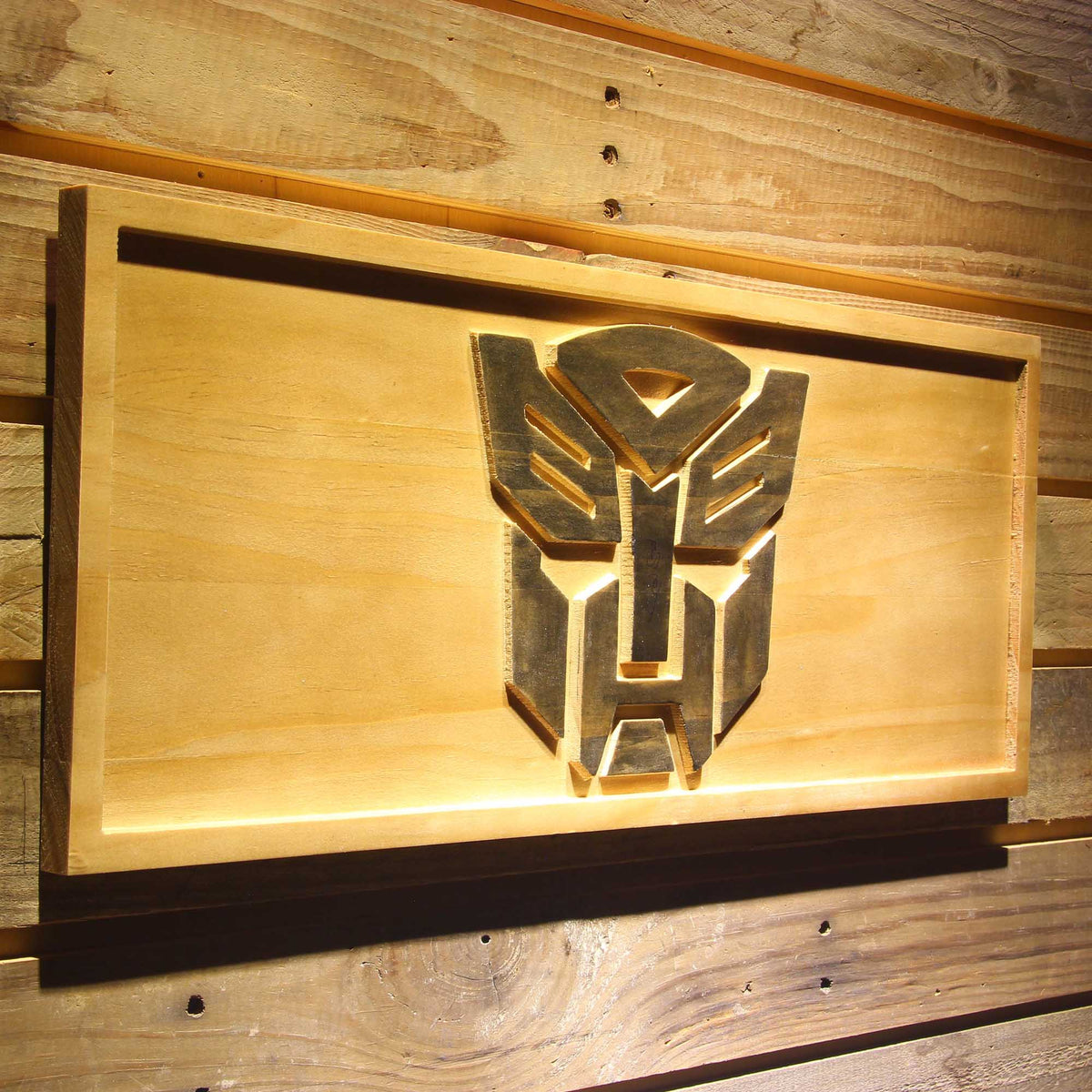 Transformers Autobot TF Super Robot Wooden Sign | PROLEDSIGN – joyatwall