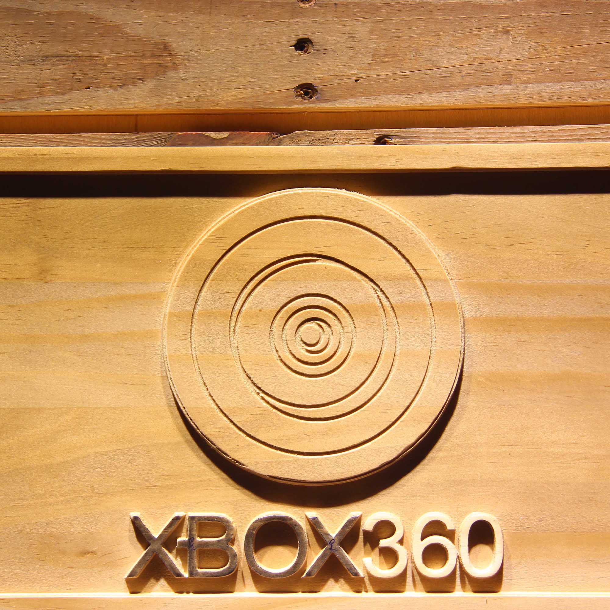 Xbox 360 Man Cave 3D Wooden Engrave Sign